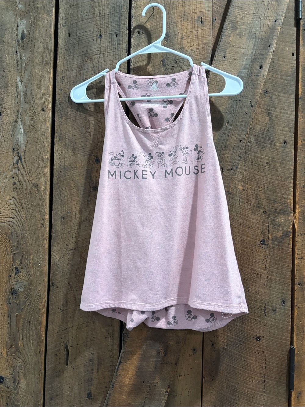 Disney Women’s Light Pink Mickey Mouse Graphic Tank